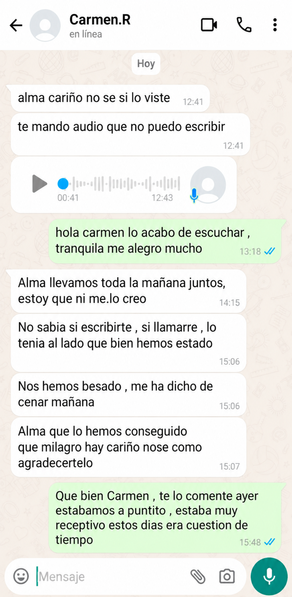 Conversación de cliente 2