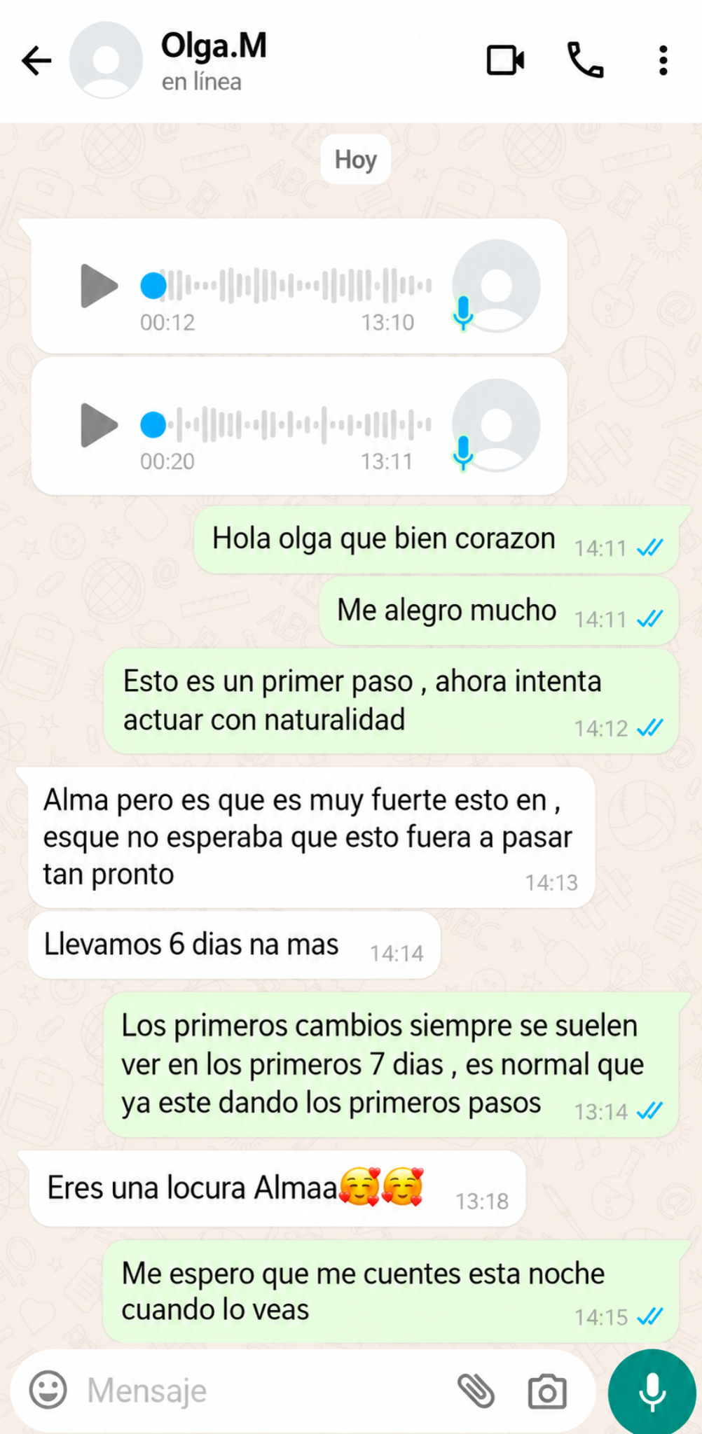 Conversación de cliente 5